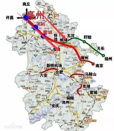 涡阳县最新地图概览