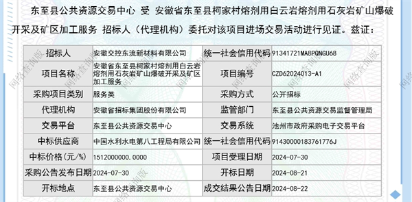 水电九局最新中标项目开启能源新篇章