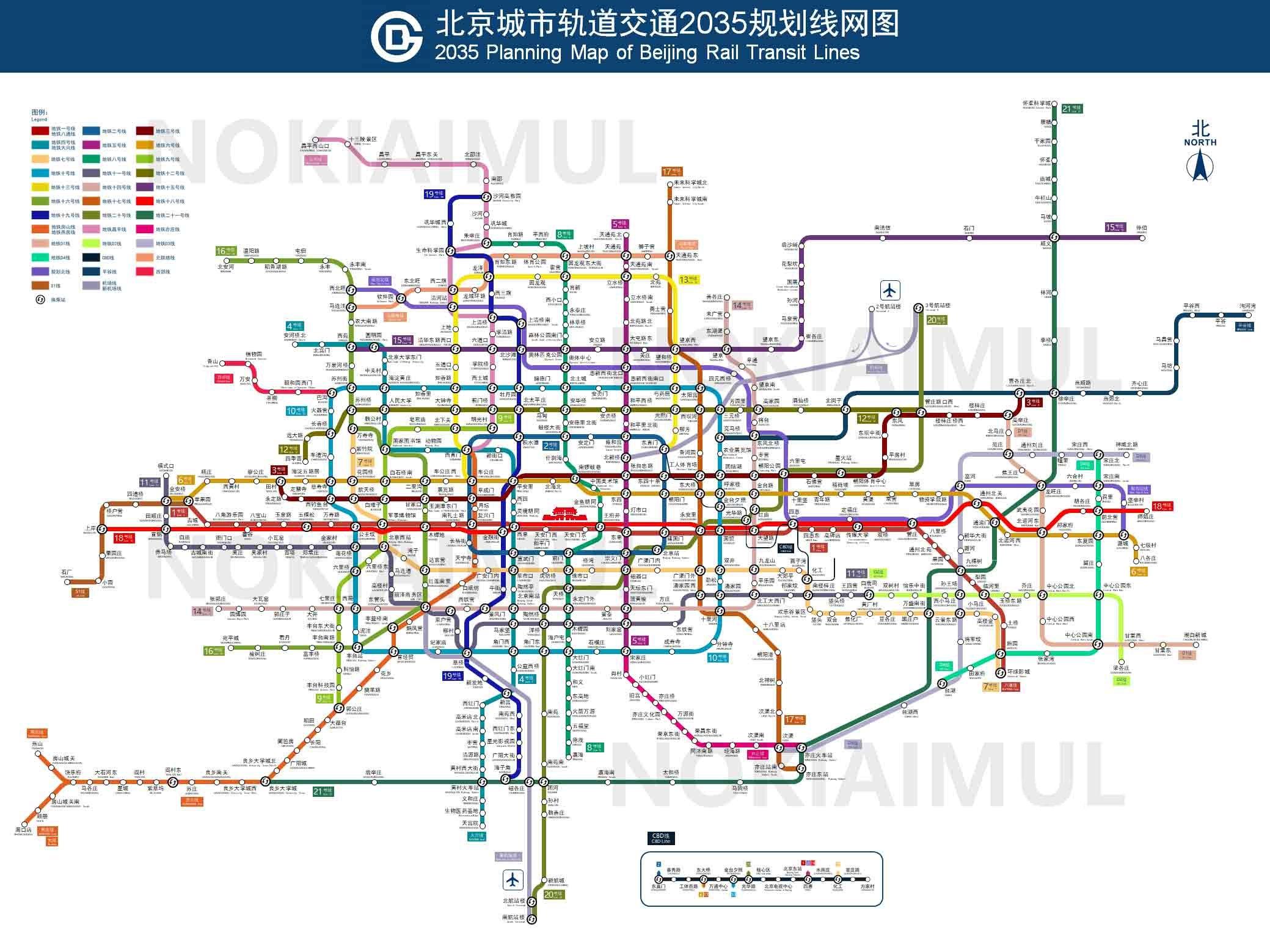 北京地铁最新线路图全景概览